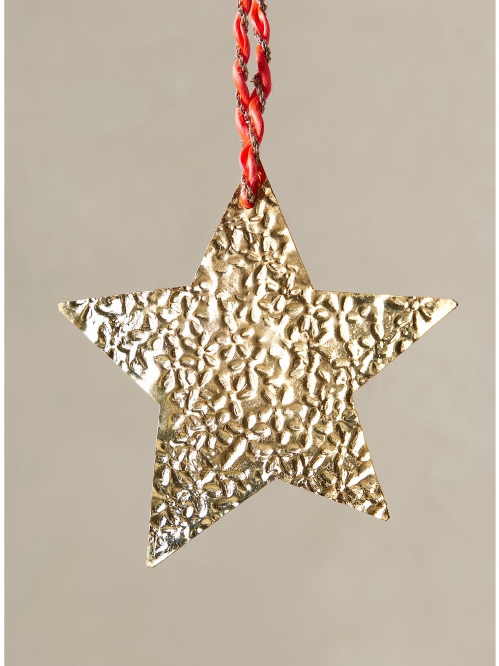FREE PEOPLE➕Gilded Tim Star Ornament NWT